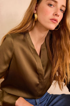 Picture of MARIE SATIN BLOUSE